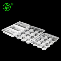 Plastic Tray Food Container Compartments Food Disposable Food Thermoforming Tray Disposable Recyclable Tray Donut Box