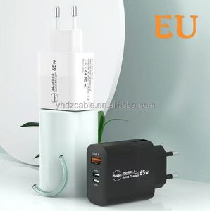เครื่องชาร์จ USB 65W ชาร์จเร็ว USB+2 พอร์ต Type-C ของแท้ พกพาสะดวก ชาร์จได้หลายอุปกรณ์ ใช้ได้ทั่วโลก - Product Image 3