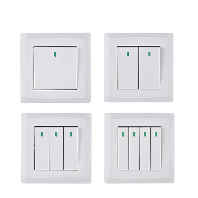 White British Electric Switches and Sockets BS Standard Home Accessory Gang Switch 1 Way