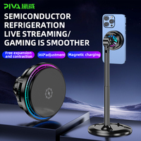 Piva 360 ° réglage évolutif magnétique sans fil charge en direct radiateur TEC réfrigération RGB support de lumière pour les émissions