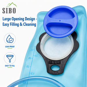 <strong>Water</strong> Bladder 2L BPA Free TPU Leak Proof Wide Opening Hydration Reservoir Eco-Friendly Custom Logo Hiking <strong>Cycling</strong> <strong>Backpacking</strong> - Product Image 4