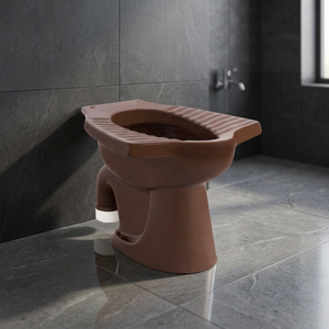 WC compact européen en céramique avec siphon en P, cuvette de toilettes de luxe de style anglo-indien - Product Image 3