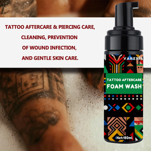 สบู่โฟมวานาเรียสำหรับทำความสะอาดรอยสัก สบู่ทำความสะอาดอย่างอ่อนโยน ช่วยให้ผิวกระจ่างใส สบู่โลโก้สั่งทำพิเศษ สำหรับดูแลหลัง<span class=keywords><strong>สัก</strong></span> ช่วยให้ผิวชุ่มชื้น - Product Image 2