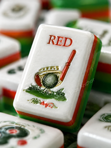 Juego de Mahjong de Lujo para Niños <span class=keywords><strong>Daen</strong></span>, Estilo Can, Acrílico Ecológico y Duradero, para 4 Jugadores, Serie Ice Flower Shell - Product Image 2