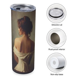 Custom Logo 20oz Stainless Steel <b>Insulated</b> Tumbler Travel <b>Cup</b> Durable Straight Design - Product Image 3