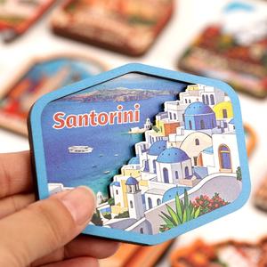 Imán <span class=keywords><strong>de</strong></span> madera hecho a medida, artesanías decorativas, recuerdo turístico <span class=keywords><strong>de</strong></span> <span class=keywords><strong>Londres</strong></span>, imán <span class=keywords><strong>de</strong></span> nevera <span class=keywords><strong>de</strong></span> madera Mdf 3D <span class=keywords><strong>de</strong></span> doble capa - Product Image 5