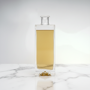 Botella de Vidrio Transparente de 750 ml, 700 ml, 70 cl, 1 Litro para <span class=keywords><strong>Licor</strong></span>, Brandy, Ginebra, Ron, Mezcal, Fabricada en China, en Venta, Garrafas De Vidro Para <span class=keywords><strong>Licor</strong></span> - Product Image 2