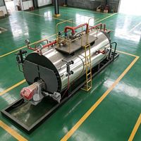Chaudière à vapeur au gaz naturel de petite taille 1t/h, générateur de vapeur à tubes de feu automatique 700 kW pour la stérilisation hospitalière