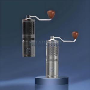 Regolazione esterna centrale all'ingrosso viaggio agitazione a mano velocità bava piatta senza fili riutilizzabile macinacaffè manuale lavabile - Product Image 2