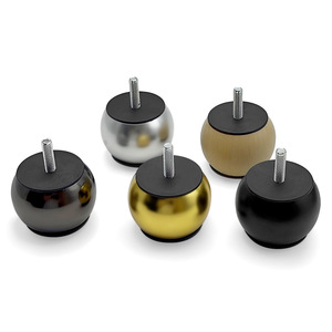 Patas Esféricas para Muebles Wansheng, de Metal y Plástico, Ajustables, para Sofá, Mesa, Gabinete - Product Image 1