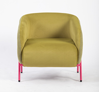 Fauteuil de salon VANBOW Accent |   Fauteuil baril |   Corduroy |   Confortable |   Moderne |   Petit espace |   Chambre à coucher |   Lecture