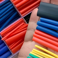 Kit de 175 tubes thermorétractables multicolores pour isolation de câbles et réparation électrique