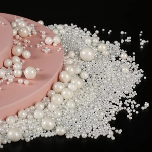 Vente en gros d'ingrédients de boulangerie saupoudrés de sucre perlé comestibles pour cupcake - Product Image 1