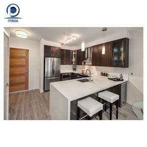 Gabinete de cocina de madera contrachapada Cocinas para <span class=keywords><strong>apartamentos</strong></span> Coctelera Estilo clásico para casas Electrodomésticos de gabinete al aire libre - Product Image 3