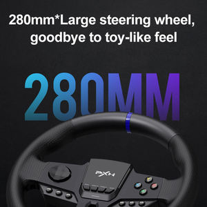 Volant de course de jeu PXN V900 GEN2 avec angle de rotation de 900 degrés, communication audio, poignée antidérapante pour PC PS3 PS4 <span class=keywords><strong>XBOX</strong></span> <span class=keywords><strong>One</strong></span> - Product Image 6