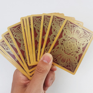 Cartes à jouer en plastique PVC de taille standard imprimées sur mesure, avec revêtement <span class=keywords><strong>Tic</strong></span>, pour un jeu facile et agréable, poker - Product Image 3