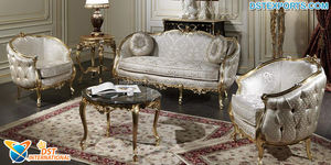 Juego de muebles de sala de estar pulidos en plata de estilo europeo, conjunto de sofá de plata barroca victoriana, juego de sofá de sala de estar hecho a mano impresionante - Product Image 6