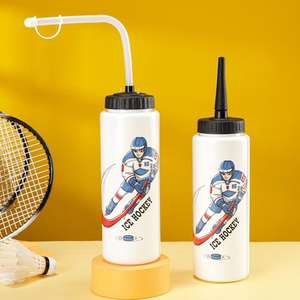 Bouteille d'eau à presser pour vélo personnalisée, qualité route, sport, fitness, course à pied, équitation, gourde anti-fuite pour vélo - Product Image 2