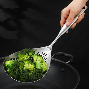 Nouvelle louche écumoire en acier inoxydable 304 pour cuisine 2023, passoire à pâtes, écumoire, spatule à fentes, cuillère à riz, cuillère à fentes - Product Image 2