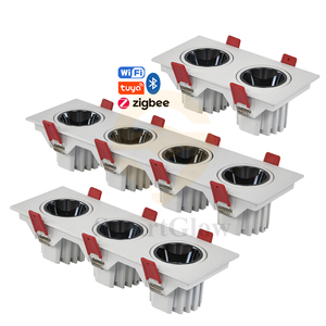 Dali 0-10V TRIAC ZigBee COB Spotlight 20W 30W 40W Trần LED chiếu sáng lõm nhôm trong nhà Dimmable chống chói đèn tại chỗ - Product Image 2