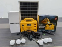 Panel Solar Portátil de 50W con Baterías de Iones de Litio, Generador, Linterna, Sistema de Iluminación para Estaciones de Energía Domésticas Fuera de la Red