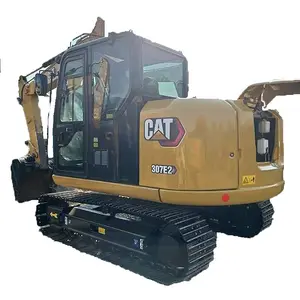 低价高品质二手挖掘机猫307 90% 新提供的发动机迷你挖掘机5吨7吨