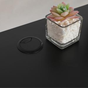 Escritorio de entrenamiento con tapa abatible de madera moderna, mesa plegable para conferencias, ruedas de reunión plegables, mesa móvil con ruedas - Product Image 5