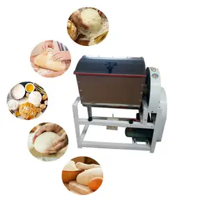 ARGE-Mezclador de masa horizontal de gran capacidad, máquina mezcladora de masa para pasteles y pizza, para panadería