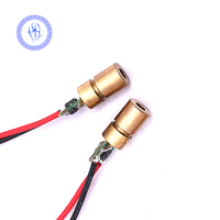 Module de Diode Laser rouge, à Mini points réglables, 6mm 3V 5mW 650nm