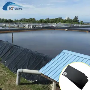 100% 原始ASTM防渗防水防渗光滑HDPE LDPE LLDPE土工膜，用于大坝池塘衬板填埋采矿