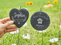 Cadeau commémoratif pour chien et chat, cadeau de commémoration pour animal de compagnie, marqueur funéraire pour animal de compagnie, pierre commémorative personnalisée pour animal de compagnie pour le jardin