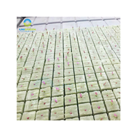 Blocs de laine de roche pour semis, fourniture d'usine, cubes de culture hydroponique en forme d'échelle avec trou arrière, laine de roche pour plantes agricoles en serre