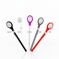 Thermomètre numérique pour aliments BBQ personnalisable OEM/ODM avec écran LCD USB, indice de protection IP64, précision 0,1°C, contrôleur de température, matériau SS.304/ABS 1