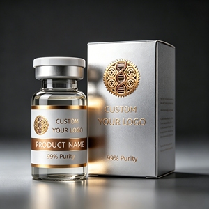 Custom Size Boxes &amp; Stickers for 2ml 3ml 10ml Small Vials, Peptide <strong>and</strong> Cosmetic Essential Oil Packaging - Product Image 1