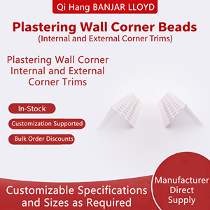 Thép không gỉ & nhôm vách thạch cao góc hạt đục lỗ loại góc hạt cho góc bên ngoài bảo vệ vách thạch cao - Product Image 4