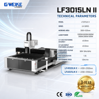Nouvelle machine 2026 3015LN la plus vendue, machine de découpe laser fibre CNC 3015 pour tôles de fer 1000W, 1500W, 2000W, 3000W à vendre