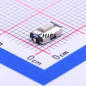 K2-1107UT-A4SW-06 Tactile Switch SMD Switch Single Pole Single Throw Rectangle Button 2.5N Vertical Mount - Product Image 1