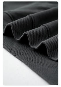 LY Ensemble pantalon de survêtement et sweat à capuche en éponge française gris vintage surdimensionné lourd délavé au soleil 450g - Product Image 5