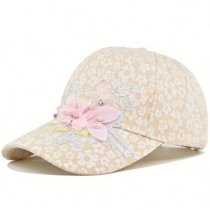 Casquettes de baseball pour femmes 2025 en gros, casquettes de baseball brillantes en dentelle pour l'extérieur - Product Image 3