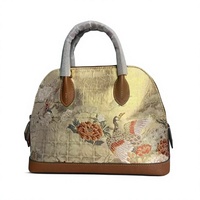 Tas Selempang Wanita Model Zipper Dome OEM ODM, Jacquard, Pegangan Atas, Mewah,  Tali Selempang Lepas Pasang, Grosir Butik