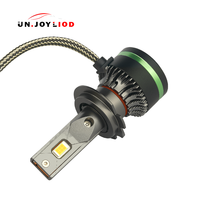 Ampoule de phare LED H7 65W 6500K avec driver externe, dissipateur thermique, ultra-lumineuse, pour voiture
