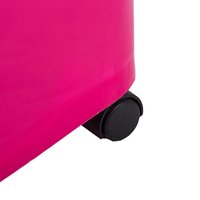 Petite poubelle mobile en plastique personnalisée 30L 50L avec couvercle, bac à déchets universel à roulettes, tri des déchets par couleur, bac à ordures