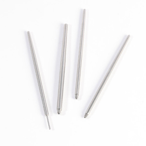 Aiguille de piercing conique filetée et sans filetage en titane ASTM F136 G23, 14G 16G 18G, pour insertion par l'extrémité, pour piercing corporel - Product Image 5