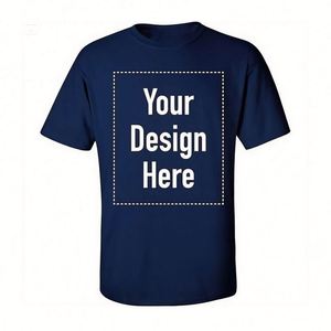 Custom Mens Short Sleeve Dry Fit Active Crew Neck T Shirt Athletic Running Gym Workout Tee <b>Tops</b> - Product Image 1
