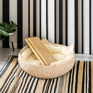 Kunden spezifische neue Produkte Umwelt freundliches, nachhaltiges, faltbares Haustier bett Kühlbett aus massivem Sperrholz für Hunde für den Sommer - Product Image 5