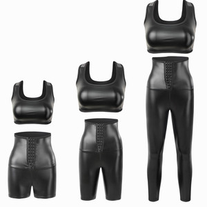 Femmes taille haute boutonné Shapewear collants <span class=keywords><strong>de</strong></span> sport contrôle du ventre pantalons <span class=keywords><strong>de</strong></span> Yoga effet <span class=keywords><strong>de</strong></span> levage des fesses Fitness pantalons <span class=keywords><strong>de</strong></span> survêtement Leggings - Product Image 5