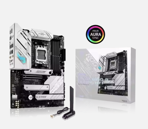 ROG Strix B650-A chơi game Wifi 6E AM5 (lga1718) Ryzen 7000 Bo mạch chủ (12 + 2 giai đoạn điện, <span class=keywords><strong>DDR5</strong></span>, 3xm2 khe cắm, pcie4.0, 2.5g) - Product Image 1