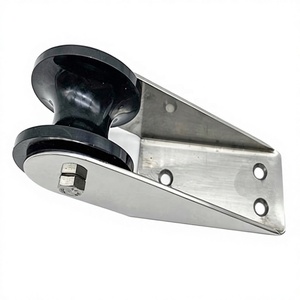 Stainless Steel316 Mirror Polished Marine Anchor Chain Bow Roller 50x170mm Nylon Wheel 6-8mm 5-10kg <b>Yacht</b> Boat Hardware - Product Image 1