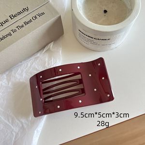 Early Autumn New Ankra Red Disc Hair Grab Clip Large Shark Multi-Hair Horquilla Cabello Estilo francés Headwear en plástico - Product Image 5