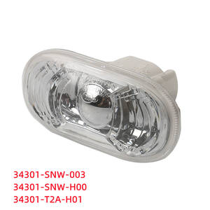 ไฟเลี้ยวฮอนด้า 34301-SNW-003/34301-T2A-H01 พลาสติกทดแทนสำหรับซีวิค ซีอาร์วี แอคคอร์ด ไซด์แลมป์ - Product Image 3